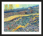 Vincent van Gogh Print, 091 Laboureur dans un champ (1889)_10x8 in a black frame