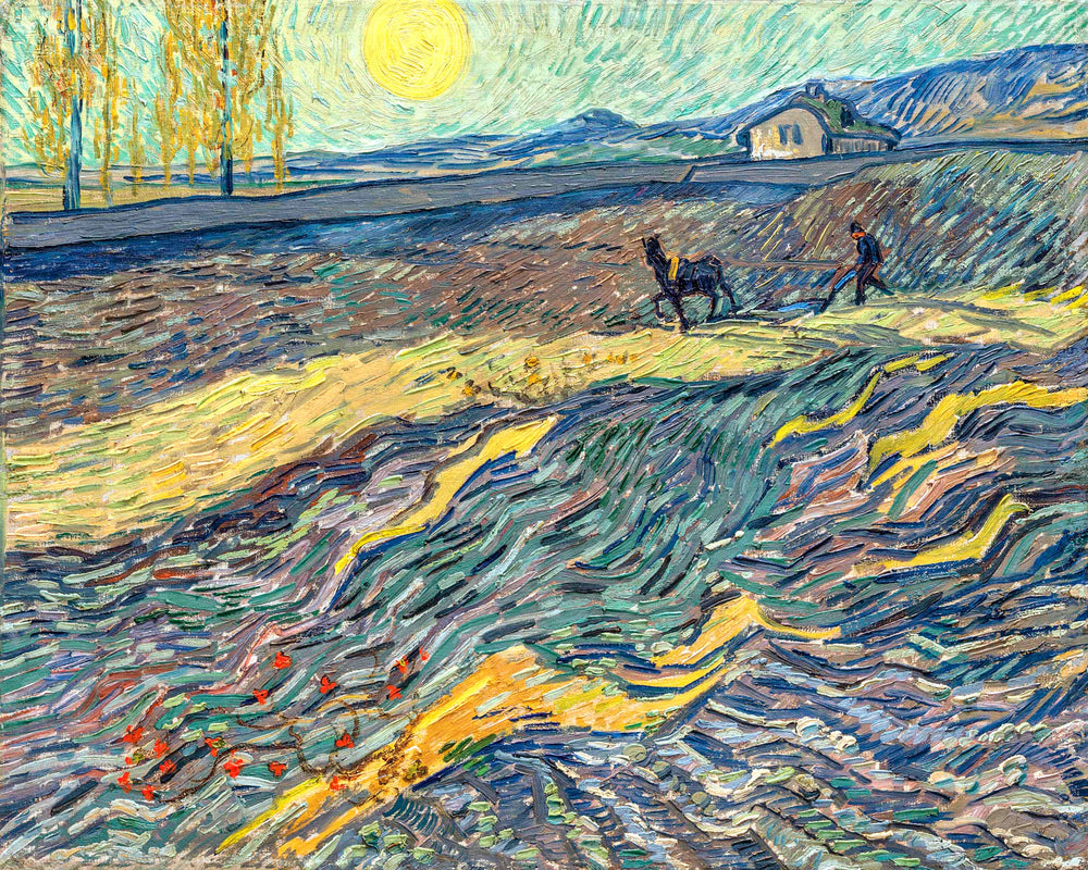Vincent van Gogh Print, 091 Laboureur dans un champ (1889)_10x8 as an unframed print