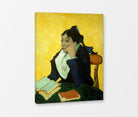Vincent van Gogh Print, 093 L'Arlésienne (Porträt der Mme Ginoux)_10x8 as a ready-to-hang canvas panel
