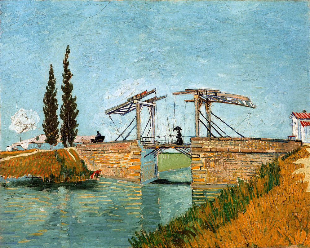 Vincent van Gogh Print, 095 Langlois Bridge at Arles_10x8 as an unframed print