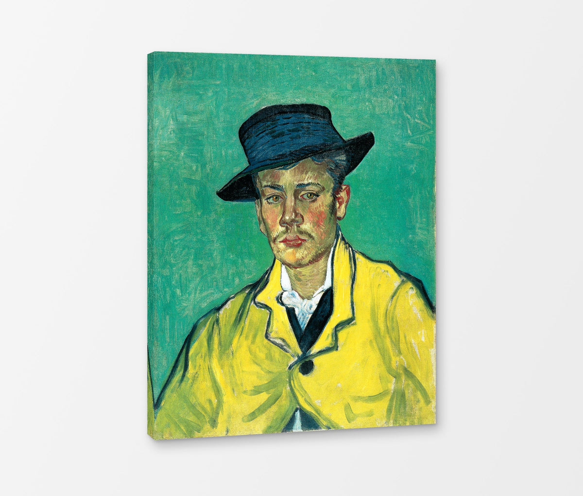 Vincent van Gogh Print, 109 Portrait of Armand Roulin_10x8 as a ready-to-hang canvas panel