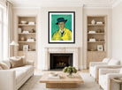 Vincent van Gogh Print, 109 Portrait of Armand Roulin_10x8 displayed in a Scandinavian living room