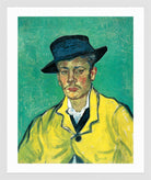 Vincent van Gogh Print, 109 Portrait of Armand Roulin_10x8 in a white frame