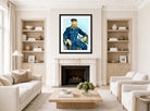 Vincent van Gogh Print, 110 Portrait of the Postman Joseph Roulin_10x8 displayed in a Scandinavian living room