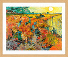 Vincent van Gogh Print, 112 Red Vineyard at Arles (1888)_10x8 in an oak frame