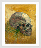 Vincent van Gogh Print, 117 skull_10x8 in a white frame