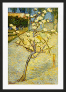 Vincent van Gogh Print, 118 Small pear tree in blossom (1888)_12x8 in a black frame