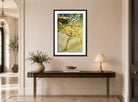Vincent van Gogh Print, 118 Small pear tree in blossom (1888)_12x8 displayed above a console table