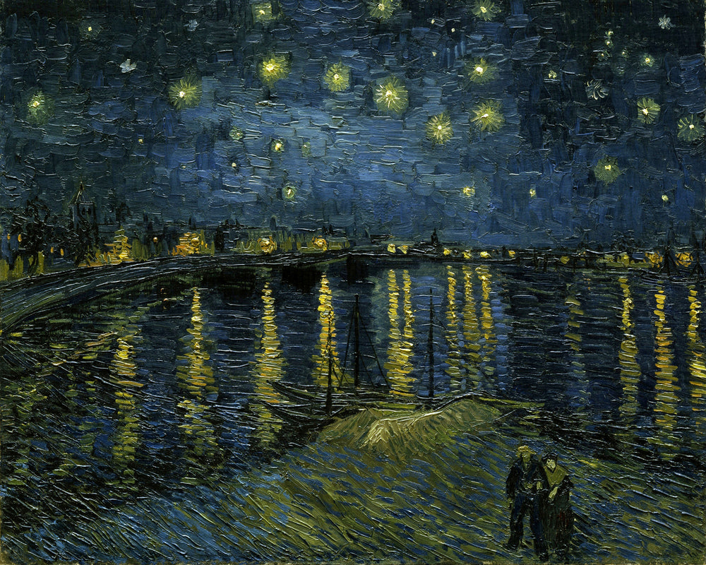 Vincent van Gogh Print, 120 Starry Night on the Rhone_10x8 as an unframed print
