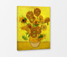 Vincent van Gogh Print, 122 sunflowers_10x8 as a ready-to-hang canvas panel
