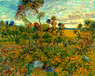 Vincent van Gogh Print, 123 Sunset at Montmajour 1888_10x8 as an unframed print