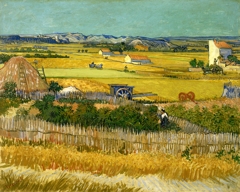 Vincent van Gogh Print, 129 The harvest (1888)_10x8 as an unframed print