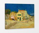 Vincent van Gogh Print, 137 the yellow house_10x8 as a ready-to-hang canvas panel