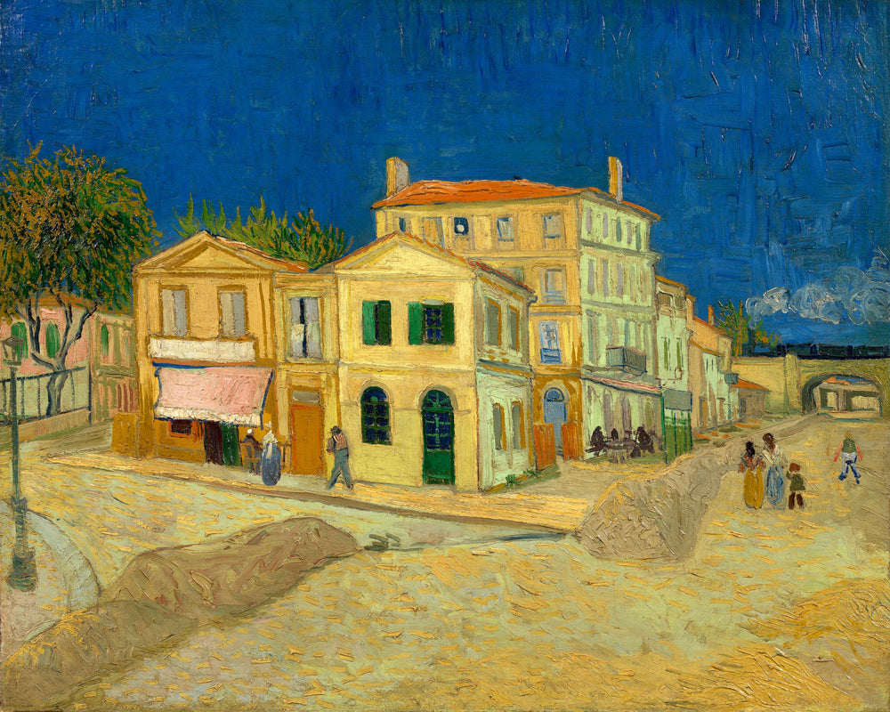 Vincent van Gogh Print, 137 the yellow house_10x8 as an unframed print