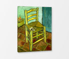 Vincent van Gogh Print, 144 Van Gogh's Chair_10x8 as a ready-to-hang canvas panel
