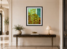 Vincent van Gogh Print, 144 Van Gogh's Chair_10x8 displayed above a console table