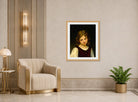 William-Adolphe Bouguereau Print, Mignon displayed in an Art Deco interior