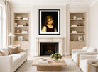 William-Adolphe Bouguereau Print, Mignon displayed in a Scandinavian living room