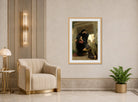 William-Adolphe Bouguereau Print, The Holy Women at the Tomb (1890) displayed in an Art Deco interior
