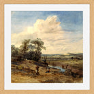 William Callow Print, Landscape after Wynants (in the Louvre) in an oak frame