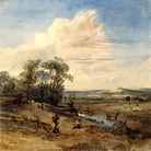 William Callow Print, Landscape after Wynants (in the Louvre) as an unframed print