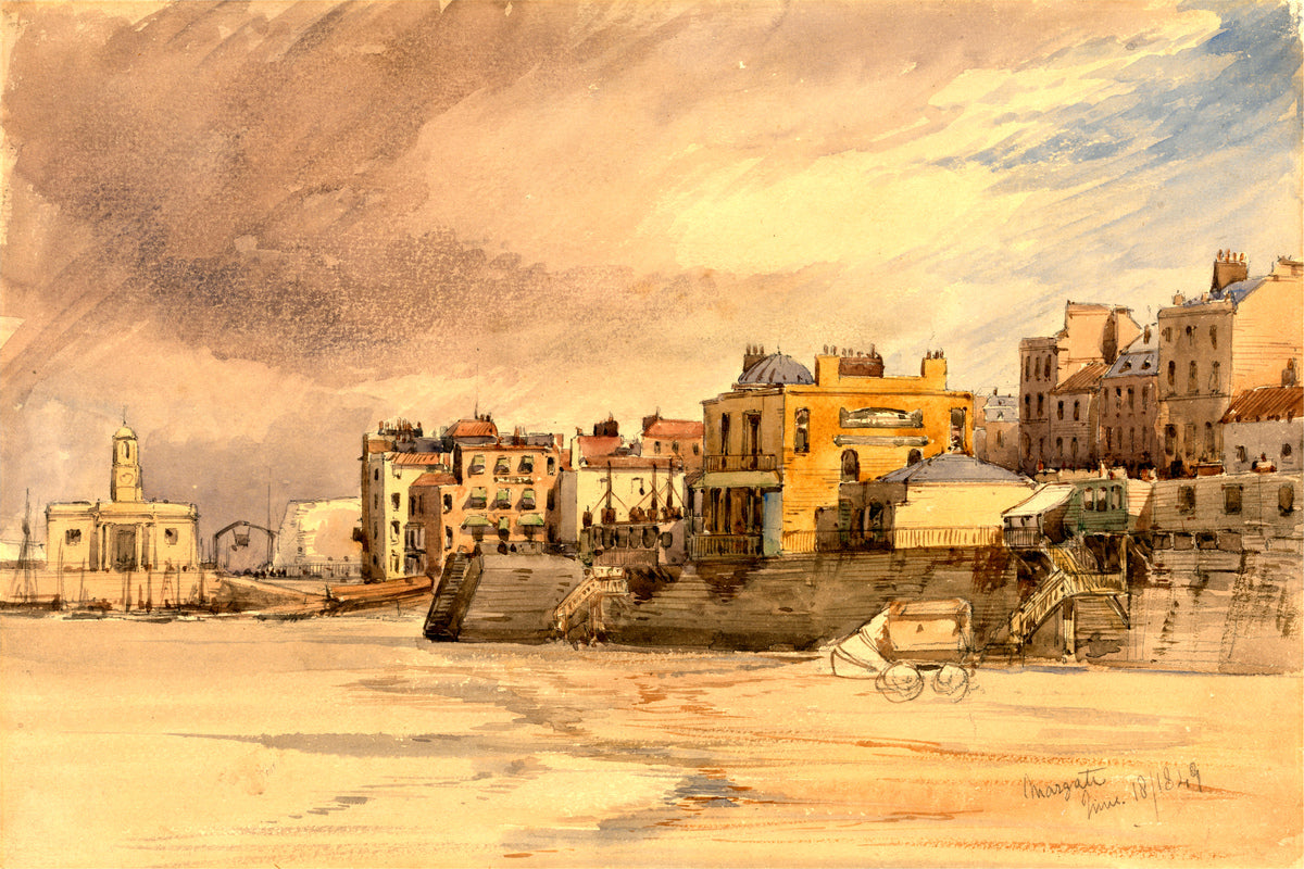 William Callow Print, Margate (1849) as an unframed print