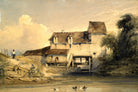 William Callow Print, Mill at Charenton as an unframed print