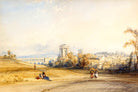 William Callow Print, Montpellier, South of France (c as an unframed print