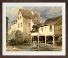 William Callow Print, Moulin St in a brown frame