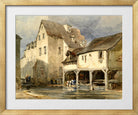 William Callow Print, Moulin St in a gold frame
