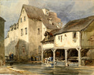 William Callow Print, Moulin St as an unframed print