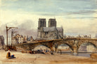 William Callow Print, Notre Dame, Paris (1835) as an unframed print