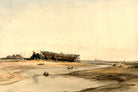 William Callow Print, Ship Building (1841) as an unframed print