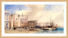 William Callow Print, The Doge’s Palace, Venice (1874) in an oak frame