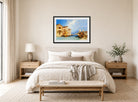 William Callow Print, The Grand Canal, Venice (1897) displayed above a bed