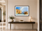 William Callow Print, The Grand Canal, Venice (1897) displayed above a console table