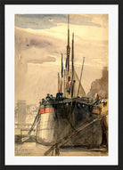 William Callow Print, The Luxor, Paris, December 1833 (1833) in a black frame