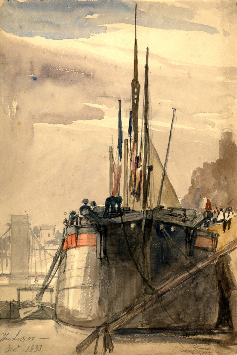 William Callow Print, The Luxor, Paris, December 1833 (1833) as an unframed print