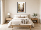 William Callow Print, The Rialto (1846) displayed above a bed