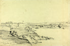 William Callow Print, The Royal Citadel and Cattewater, Plymouth (1842) as an unframed print