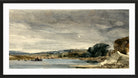 William Callow Print, The Seine at St in a black frame