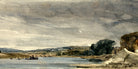 William Callow Print, The Seine at St as an unframed print