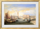 William Callow Print, Venice from St in a gold frame