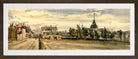 William Callow Print, Versailles (1833) in a brown frame
