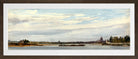 William Callow Print, View of Paris from Charenton (1834) in a brown frame