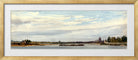 William Callow Print, View of Paris from Charenton (1834) in a gold frame