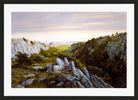 William Trost Richards Print, From Paradise to Purgatory, Newport (1878) in a black frame