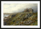 William Trost Richards Print, Graycliff, the Artist’s Home, Newport, Rhode Island (1882) in a black frame