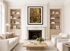 William Trost Richards Print, In The Woods (1864) displayed in a Scandinavian living room
