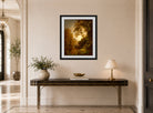 William Trost Richards Print, June Day (1870) displayed above a console table